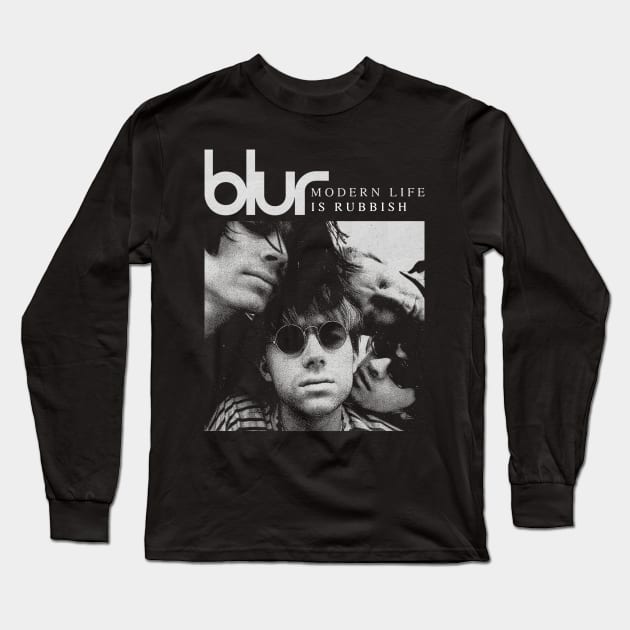 90s Blur Band Long Sleeve T-Shirt by Fear Nothing